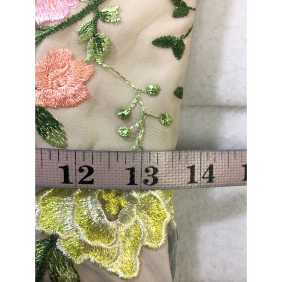 AW BRIDAL 4 S Cream Carole Floral Embroidered Formal Party Maxi Dress NEW B23 - Picture 7 of 8